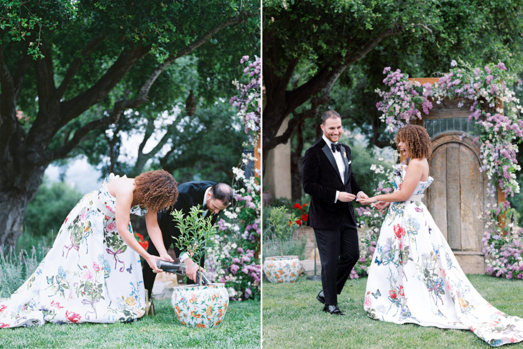 Luna de Mare Photography, Ojai Wedding, Ojai Wedding Photographer, Private Estate Wedding, Martha Stewart Weddings, Monique Lhuillier Butterfly gown photo